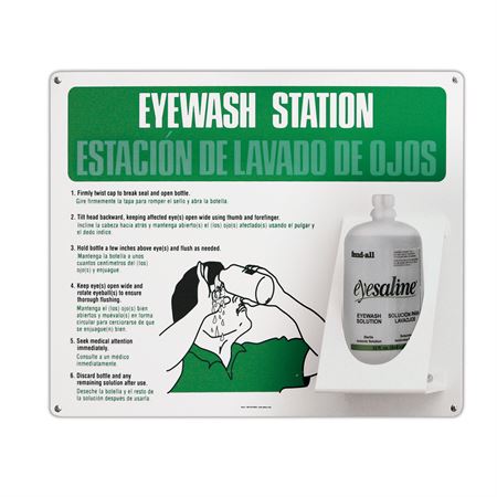 Double Eyewash Station Bilingual Version