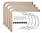 Medline Headboard / Footboard Mounting Hardware - Head / Footboard Mounting Hardware for FCE1232 - FCE1232HDW