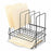 Fellowes Manufacturing Wire Double Tray with File Sorter - Wire Double Tray with File Sorter. - 72371