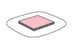 Ferris PolyMem Cloth Border Adhesive Wound Dressings - PolyMem Cloth Border Adhesive Dressing, Square, 2" x 2" - 7203
