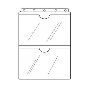 First Healthcare Products Protectors - Record Protector, Top Opening, 2 Pocket - 4071