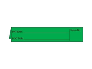 First Healthcare Products Spine ID Insert Cards - CARD, INSERT, SPINE ID, 1X5, GREEN, FOLDED - 4266F-05