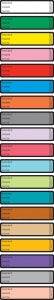 First Healthcare Products Printed Spine ID Labels - Printed Spine ID Label, 5-3/8" x 1-3/8", Silver - 50033-18