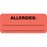 First Healthcare Products Allergies Labels - Allergies Label, 3 Line Red, 2-1/4" x 1" - 50711