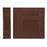 First Healthcare Products 3" Side Opening Binders - BINDER, POLY, 3" S / O 3 RING, BROWN - M80060R3