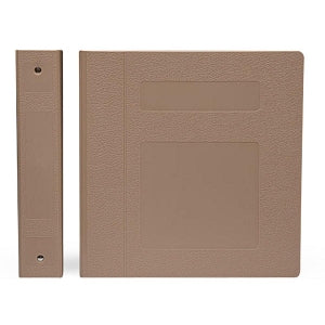 First Healthcare Products 2" Side Opening Binders - 2" Side-Open 3-Ring Poly Binder, Beige - M90090R3