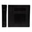 First Healthcare Products 2" Side Opening Binders - 2" Side-Open 3-Ring Poly Binder, Black - M90280R3