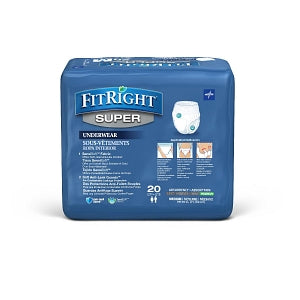 Medline FitRight Super Adult Incontinence Underwear - FitRight Super P —  Grayline Medical