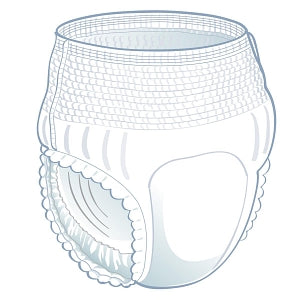 Medline FitRight Super Adult Incontinence Underwear - FitRight Super Protective Underwear, Size XL, for Waist Size 56"-68" - FITPINKXLG