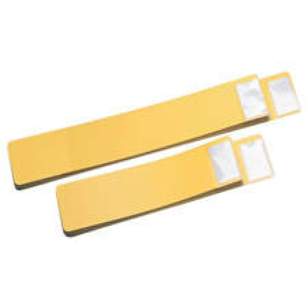 Color: Yellow Dimensions: 14 1/2" X 4" 25/Set