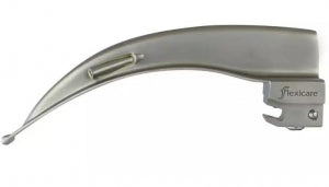 Flexicare Macintosh Blades - Fiber-Optic Laryngoscope Blade, MAC, Size 3 - 040-833U