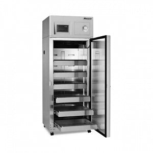 Follett Upright Blood Bank Refrigerators - REFRIG, BLOOD, UP, GLS, RT HN, W/CHART, 24.6CF - REF25-BB-RHT00G