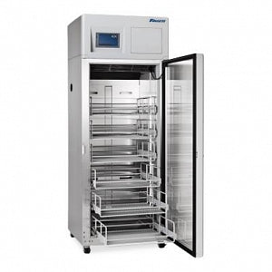 Follett Upright Double-Door Pharmacy Refrigerator - REFRIGERATOR, UP RT, RT HIN, GL DR, 24.6CF - REF25-PH-RHT00G