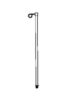 Fisher Paykel Waterbag Poles - Water Bag Pole for PB720, 1.0 m - 900MR012