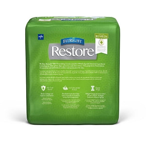 Medline FitRight Restore Ultra Incontinence Briefs with Remedy Phytoplex - FitRight Restore Ultra Adult Incontinence Briefs, Size 2XL, for Waist Size 60"-69" - FRP700