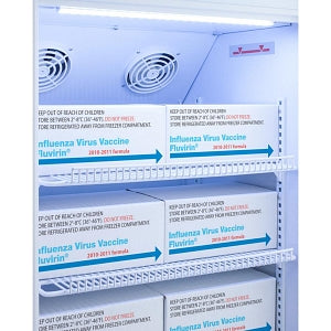 Accucold Upright Pharmacy Refrigerators - Pharmacy-Vaccine Refrigerator, 12 Cubic Feet, Glass Door - ARG12PV