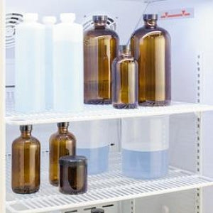 Accucold Upright One-Door Lab Refrigerators - Accucold Upright Medical-Laboratory Refrigerator with Glass Door, 15 cu. ft. - ARG15ML