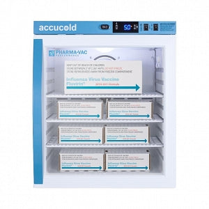 Accucold Countertop Pharmacy Refrigerators - Pharmacy-Vaccine Refrigerator, 1 Cubic Feet, Glass Door - ARG1PV