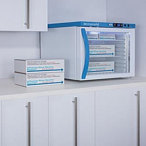 Accucold Countertop Pharmacy Refrigerators - Pharmacy-Vaccine Refrigerator, 1 Cubic Feet, Glass Door - ARG1PV