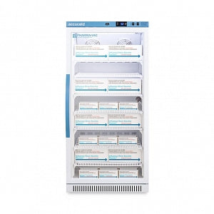 Accucold Upright Pharmacy Refrigerators - Pharmacy-Vaccine Refrigerator, 8 Cubic Feet, Glass Door - ARG8PV