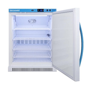 Accucold Under-Counter Glass-Door Lab Refrigerators - Accucold ADA-Height Medical-Laboratory Refrigerator with Solid Door, 6 cu. ft. - ARS6ML
