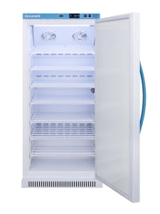 Accucold Upright One-Door Lab Refrigerators - Accucold Upright Medical-Laboratory Refrigerator with Solid Door, 8 cu. ft. - ARS8ML