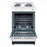 Summit 20" Wide Electric Coil-Top Ranges - Electric Coil-Top Range with Porcelain Top, Slide-In Style, White Cabinet and Door, Door Window, 20" W x 36" H - WEM110RW