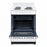 Summit 24" Wide Electric Coil-Top Ranges - Electric Coil-Top Range with Porcelain Top, White Cabinet and Door, Door Window, 24" W x 40" H - WEM610W
