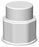 Foxx Life Sciences Spigots and VersaBarbs - SPIGOT FITTNG, VERSABARB, 1-1/8 THREAD CAP - 225-4001-RLS