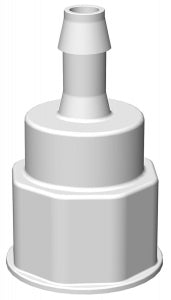 Foxx Life Sciences Spigots and VersaBarbs - SPIGOT FTTNG, VBARB, 1-1/8 THREAD W/3/8"HB - 225-4003-RLS