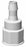 Foxx Life Sciences Spigots and VersaBarbs - SPIGOT FTTNG, VBARB, 1-1/8 THREAD W/1/2"HB - 225-4004-RLS