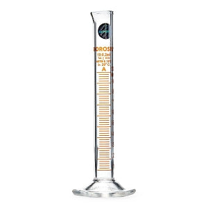 Foxx Life Sciences Borosil Graduated Measuring Cylinders - Borosil Graduated Measuring Cylinder with Hexagonal Base, USP Class A, 10 mL, 5/Case - 3026006A