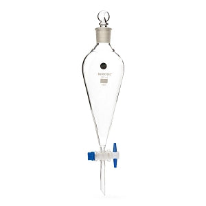 Foxx Life Sciences Borosil Pear Shape Separating Funnels - Borosil Pear Shape Separating Funnel, 250 mL - 6403021