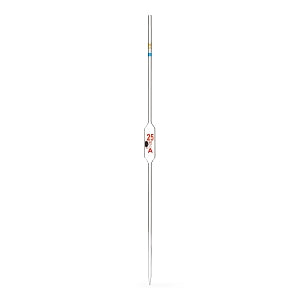 Foxx Life Sciences Borosil Volumetric Transfer Pipette Bulbs - Borosil Volumetric Transfer Pipette Bulb, Class A, ASTM 969, 25 mL, 10/Case - 7101009A