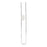 Foxx Life Sciences Borosilicate Round Bottom Test Tubes without Rims - Borosil Round Bottom Clear Borosilicate Test Tube without Rim, 15 mm O. D. x 125 mm L, 13 mL Volume, 800/Case - 9820U04
