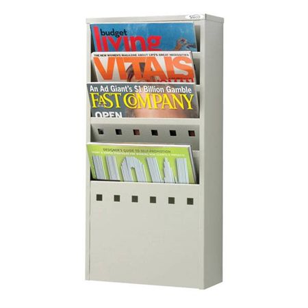 Five-Pocket Literature Rack Five-Pocket Literature Rack - 10"W x 4"D x 20.5"H