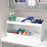 Fixed Compartment Bench Bin 5 Bins and 1 Shelf - 12"W x 10"D x 16"H