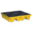 EcoPolyBlend Spill Control Pallet 49"W x 49"D x 10.25"H - Yellow