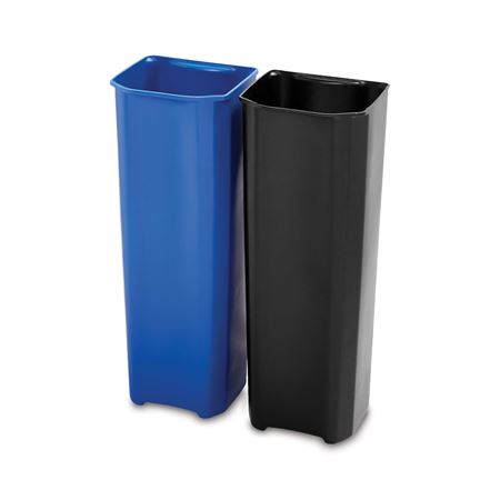 Front Step SlimJim Resin Dual Liner Black/Blue 24gal