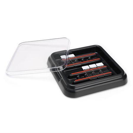 Full and Mini Stain Trays Full-Size Stain Tray with Black Lid - 14.75"L x 8.75"W x 1.75"H