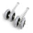 Medline 5" Wheels For Walkers - Duel Wheels, Bariatric, 5" - G07722-8B