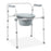 Medline Steel Elongated Bedside Commode - COMMODE, 3-IN-1, STEEL, ELONGATED - G1-200LX1