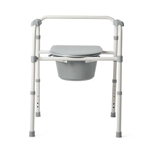 Medline 3-in-1 Folding Commodes - 3-in-1 Folding Steel Commode, 350 lb. Weight Capacity - G1-200X4