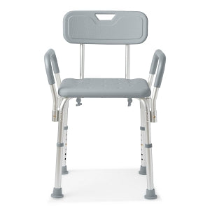 Medline Shower Chair with Back - SHOWER CHAIR, BACK, ARMRESTS - G2-100KHX1