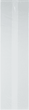 Utility Bag, Lightweight, Clear, 8" x 4" x 18"	