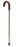 Medline Standard Aluminum Canes - Easy-Care Curved Cane, Bronze - G30372