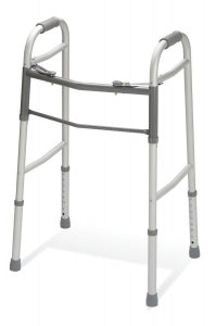 Medline Youth 2-Button Folding Walkers without Wheels - Guardian Youth Walker, Palm Release, Folding - G30756P
