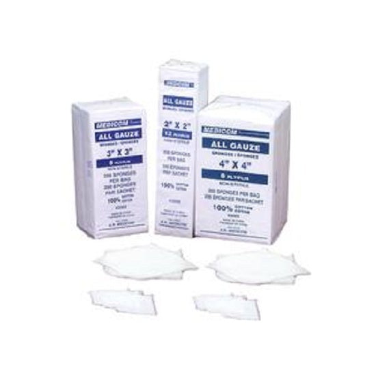 AMD Ritmed Premium Gauze Sponge, 8-Ply, 3" x 3" - 4000 Per Case