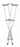 Medline Red Dot Aluminum Crutches - Guardian Aluminum Red-Dot Crutches, Tall Adult - G90-214-8