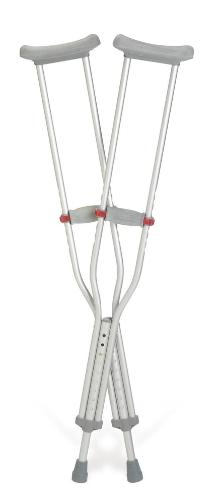 Red Dot Aluminum Crutches